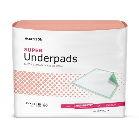 Picture of Underpad McKesson Super 23 X 36 Inch Disposable Fluff / Polymer Moderate AbsorbencyUPMD2336