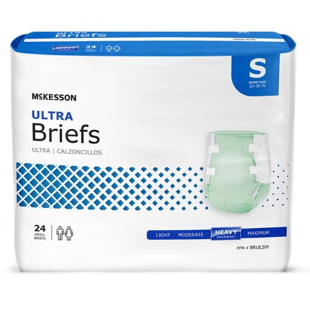 Picture of Unisex Adult Incontinence Brief McKesson Ultra Small Disposable Heavy AbsorbencyBRULSM