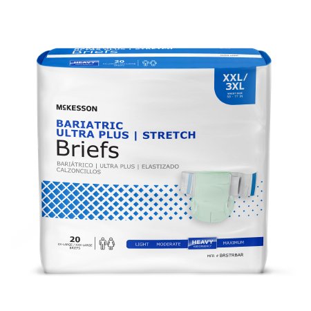 Picture of Unisex Adult Incontinence Brief McKesson 2X-Large / 3X-Large Disposable Heavy AbsorbencyBRSTRBAR