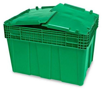 Picture of TOTE, ROUND TRIP W/LID GRN 28.7"X20.8"X18.8"S12677G