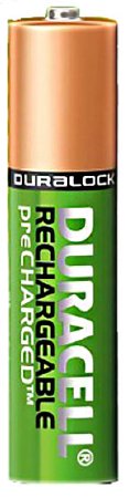 Picture of NiMH Battery Duracell® AAA Cell 1.2V Rechargeable 4 PackDX2400B4N001