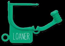 Picture of Locking Tag Key Surgical® Green 1 InchLT-310