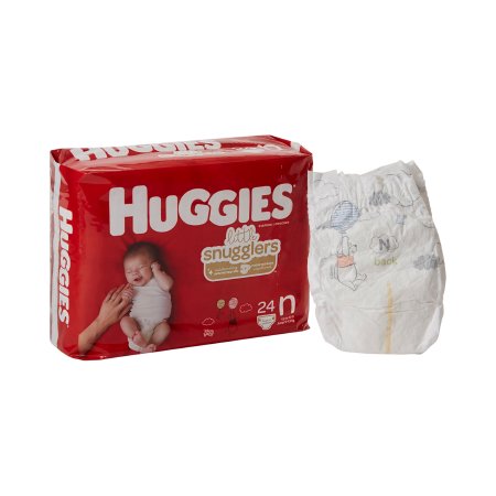 Picture of Unisex Baby Diaper Huggies® Little Snugglers Newborn Disposable Heavy Absorbency52238