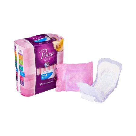 Picture of Bladder Control Pad Poise® 12.4 Inch Length Moderate Absorbency Polymer Core Regular Adult Female Disposable19566