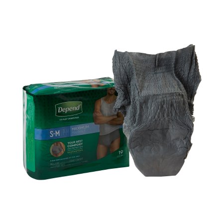 Picture of Male Adult Absorbent Underwear Depend® FIT-FLEX® Pull On with Tear Away Seams Small / Medium Disposable Heavy Absorbency51700