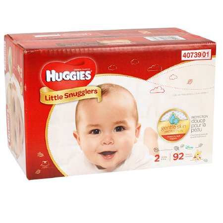 Picture of Unisex Baby Diaper Huggies® Little Snugglers Size 2 Disposable Moderate Absorbency49697