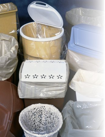 Picture of Trash Bag LK® 55 gal. Clear LLDPE 1.00 Mil. 38 X 58 Inch Flat PackALL61CX