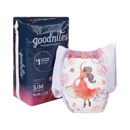 Picture of Female Youth Absorbent Underwear GoodNites® Pull On with Tear Away Seams Small / Medium Disposable Heavy Absorbency41314