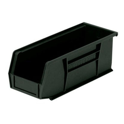 Picture of Storage Bin HCL Super Tough Black Industrial Grade Polymers 4 X 4-1/8 X 10-7/8 Inch1401K