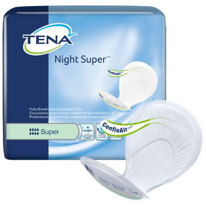 Picture of Incontinence LIner TENA® Night Super™ 27 Inch Length Heavy Absorbency Dry-Fast Core™ One Size Fits Most Adult Unisex Disposable62718