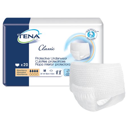Picture of Unisex Adult Absorbent Underwear TENA® Classic Pull On with Tear Away Seams Medium Disposable Moderate Absorbency72513