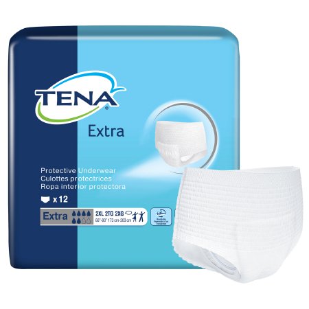 Picture of Unisex Adult Absorbent Underwear TENA® Extra Pull On with Tear Away Seams 2X-Large Disposable Moderate Absorbency72518