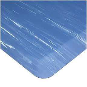 Picture of Anti-Fatigue Floor Mat Tile-Top™ AM SpongeCote® 3 X 5 Foot Gray PVC / Anti-Microbial Nitrile Infused Sponge191511214