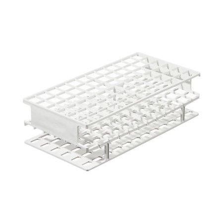 Picture of Centrifuge Tube / Test Tube Test Tube Rack Nalgene™ Unwire™ 72 Place 16 mm Tube Size White 2-3/4 X 5 X 9-3/4 Inch5976-0016