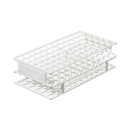 Picture of Centrifuge Tube / Test Tube Test Tube Rack Nalgene™ Unwire™ 72 Place 16 mm Tube Size White 2-3/4 X 5 X 9-3/4 Inch5976-0016