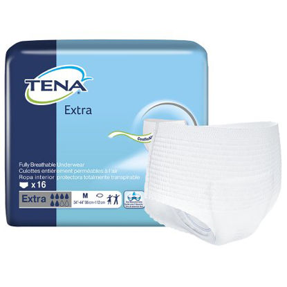 Picture of Unisex Adult Absorbent Underwear TENA® Extra Pull On with Tear Away Seams Medium Disposable Moderate Absorbency72232
