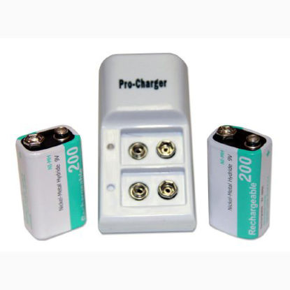Picture of RECHARGE KIT, BATTERY 9VOLT TPROM-082