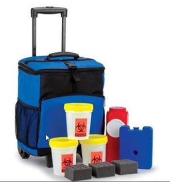 Picture of Roller Bag Hopkins® Blue / Black 9 X 13-3/4 X 16 Inch537635