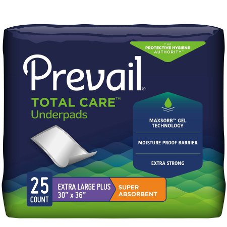 Picture of Underpad Prevail® Total Care™ 30 X 36 Inch Disposable Polymer Heavy AbsorbencyUP-425