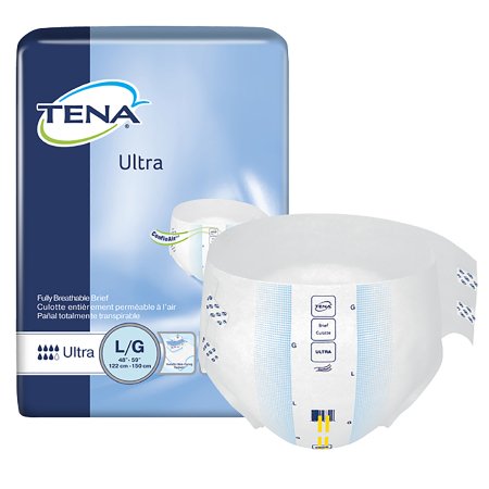 Picture of Unisex Adult Incontinence Brief TENA® Ultra Large Disposable Moderate Absorbency67300