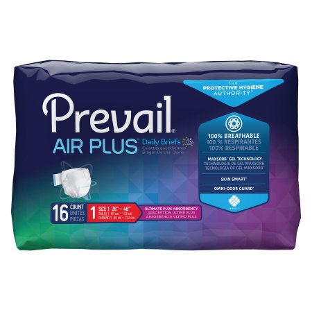 Picture of Unisex Incontinence Brief Prevail® Air Plus™ Size 1 Heavy AbsorbencyPVBNG-012CA