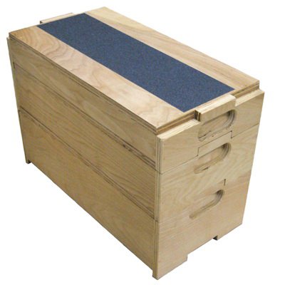 Picture of Step Stool Stackable 3-Steps Wood 4 / 6 / 8 Inch Step Height15-4222