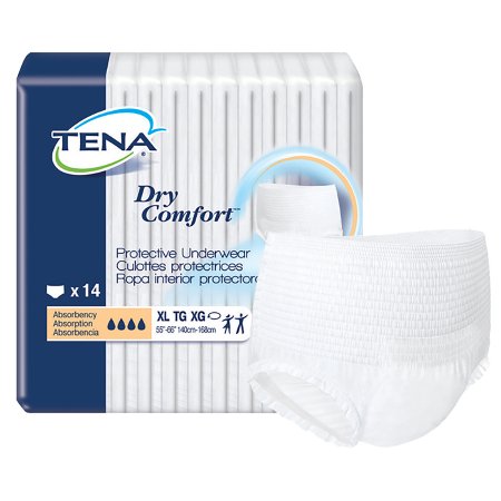 Picture of Unisex Adult Absorbent Underwear TENA® Dry Comfort™ Pull On with Tear Away Seams X-Large Disposable Moderate Absorbency72424