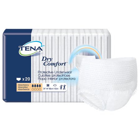 Picture of Unisex Adult Absorbent Underwear TENA® Dry Comfort™ Pull On with Tear Away Seams Medium Disposable Moderate Absorbency72422