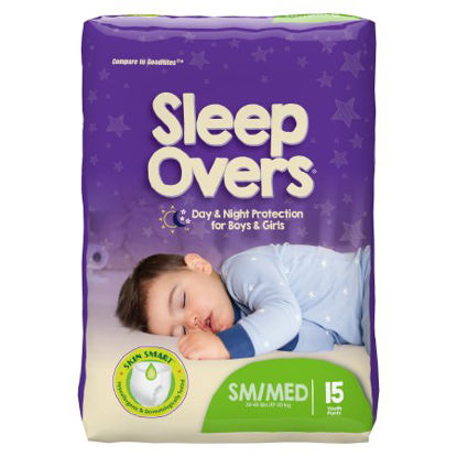 Picture of Unisex Youth Absorbent Underwear Cuties® Sleep Overs® Pull On with Tear Away Seams Small / Medium Disposable Heavy AbsorbencySLP05301