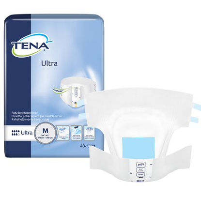 Picture of Unisex Adult Incontinence Brief TENA® Ultra Medium Disposable Moderate Absorbency67200