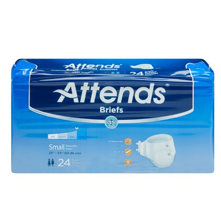 Picture of Unisex Adult Incontinence Brief Attends® Small Disposable Heavy AbsorbencyBRBX15