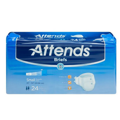Picture of Unisex Adult Incontinence Brief Attends® Small Disposable Heavy AbsorbencyBRBX15