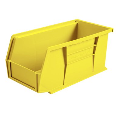 Picture of Storage Bin HCL Super Tough Yellow Industrial Grade Polymers 5 X 5-1/2 X 10-7/8 Inch1410Y
