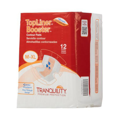 Picture of Incontinence Booster Pad Tranquility® Top Liner® Booster 13-1/2 X 21-1/2 Inch Heavy Absorbency Polymer Core One Size Fits Most Adult Unisex Disposable3096