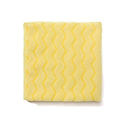 Picture of Cleaning Cloth HYGEN™ Medium Duty Yellow NonSterile Microfiber 16 X 16 Inch ReusableFGQ61000YL00