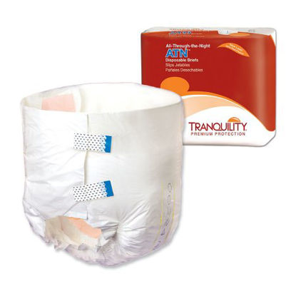 Picture of Unisex Adult Incontinence Brief Tranquility® ATN Large Disposable Heavy Absorbency2186