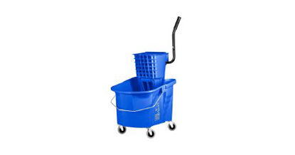 Picture of Mop Bucket with Wringer Splash Guard™ 35 Quart Blue27600232