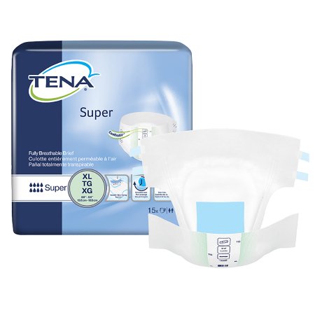 Picture of Unisex Adult Incontinence Brief TENA® Super X-Large Disposable Heavy Absorbency68011