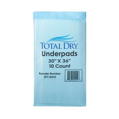 Picture of Underpad TotalDry™ 30 X 36 Inch Disposable Fluff / Polymer Heavy AbsorbencySP115410