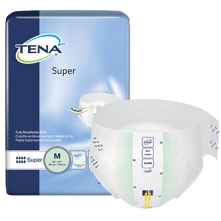 Picture of Unisex Adult Incontinence Brief TENA® Super Medium Disposable Heavy Absorbency67401