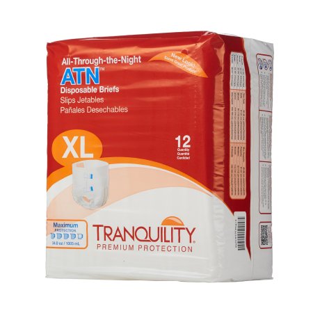 Picture of Unisex Adult Incontinence Brief Tranquility® ATN X-Large Disposable Heavy Absorbency2187