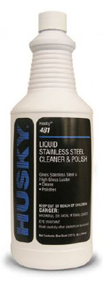 Picture of Husky® Stainless Steel Cleaner Oil Based Liquid 32 oz. Bottle Lemon Scent NonSterileHSK-481-03