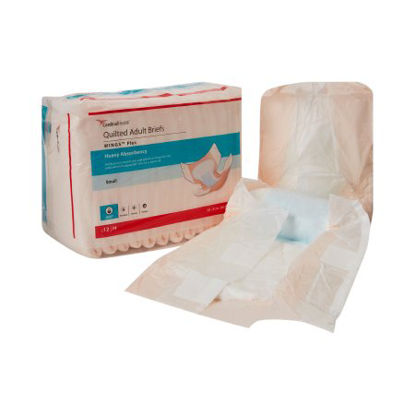 Picture of Unisex Adult Incontinence Brief Wings™ Small Disposable Heavy Absorbency66032A