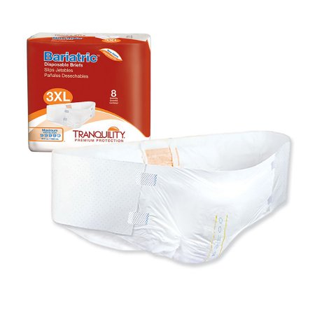 Picture of Unisex Adult Incontinence Brief Tranquility® Bariatric 3X-Large Disposable Heavy Absorbency2190