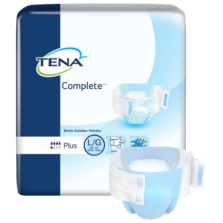 Picture of Unisex Adult Incontinence Brief TENA® Complete™ Large Disposable Moderate Absorbency67330