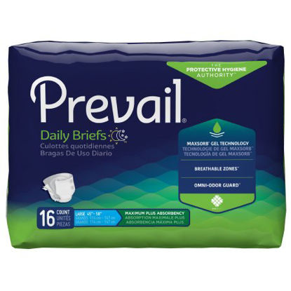 Picture of Unisex Adult Incontinence Brief Prevail® Large Disposable Heavy AbsorbencyPV-013/1