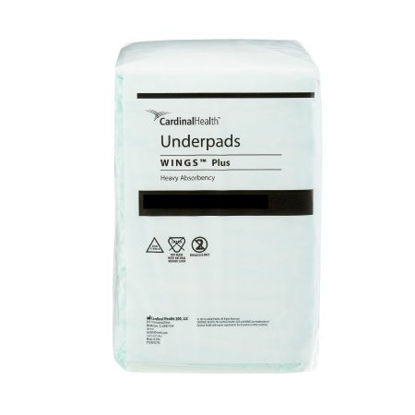 Picture of Underpad Wings™ Plus 36 X 36 Inch Disposable Fluff / Polymer Heavy Absorbency968