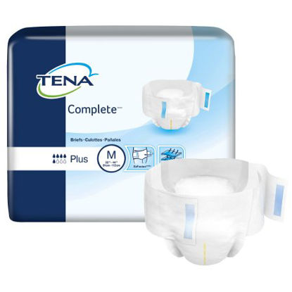 Picture of Unisex Adult Incontinence Brief TENA® Complete™ Medium Disposable Moderate Absorbency67320