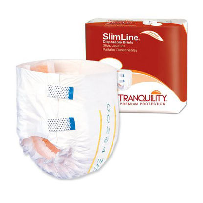 Picture of Unisex Adult Incontinence Brief Tranquility® Slimline® Medium Disposable Heavy Absorbency2122