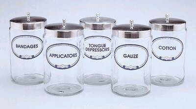 Picture of Sundry Jar Glass Clear 4.25 X 7 Inch3454A G